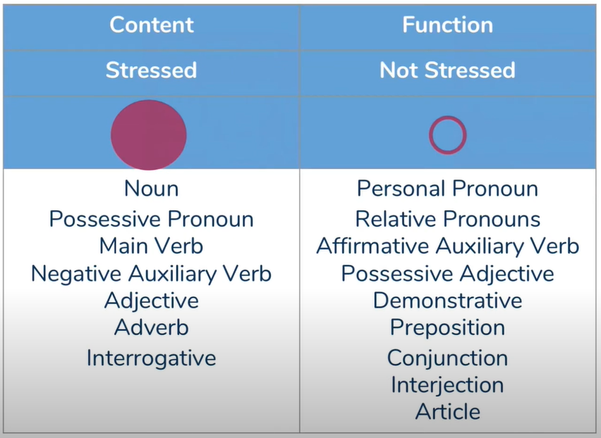 Content Words and Function Words